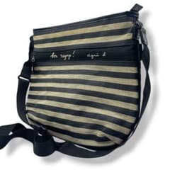 アニエスベー ボヤージュボーダー柄ショルダーバッグ - メルカリ