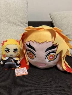 鬼滅の刃 煉獄さん ジャンボぬいぐるみ&ともぬい 2個セット タグ付きのサムネイル