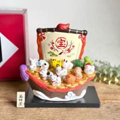 【薬師窯】干支 錦彩招福十二支 段飾りのサムネイル