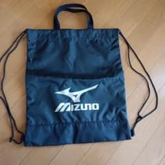 MIZUNO ナップサック ブラック 2WAY仕様のサムネイル
