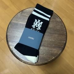 AMIRI ブラック ホワイト ソックス 46-48 - メルカリ