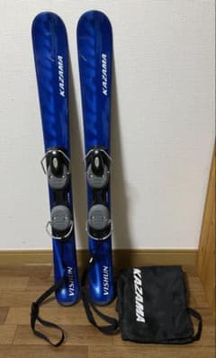 ショートスキー板 100cm KAZAMA VISHUN バッグ付き - メルカリ