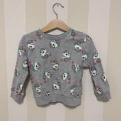 H&M 女の子 トレーナー 薄手 ユニコーン 可愛い 80cmのサムネイル