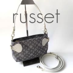 最終値下げ【極美品】russet デニムナイロン 2wayミニ ショルダー