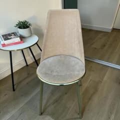 フランフラン francfranc フェリシテ チェア ベージュ - メルカリ