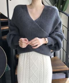 doula doulaカシュクールニットのサムネイル