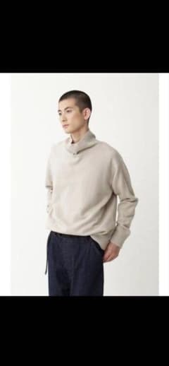 22AW【MHL】FELTED ROUGH WOOL ニット ライトベージュ - メルカリ