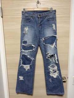 トルネードマート デニム パンツ ダメージ グランジ - メルカリ
