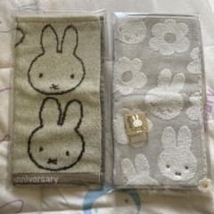 バラ売り可能　ミッフィー　ハンカチ　ミニタオル　2種