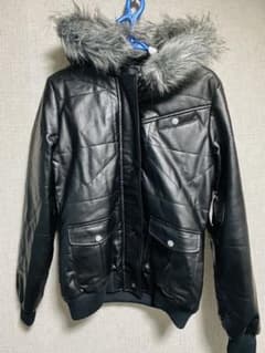 VOLCOMレザージャケット　新品未使用のサムネイル