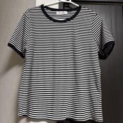 Birthdayroom ボーダー Tシャツ ブラックのサムネイル