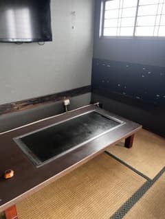 残り9台‼️超‼️レア品‼️お好み焼きテーブル 特大サイズ　大サイズ　プロパンのサムネイル