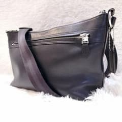 COACH チャールズ トランジット レザー クロスボディーバッグ 