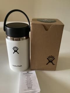 Hydro Flask ホワイト水筒 Hachi Payロゴ付きのサムネイル