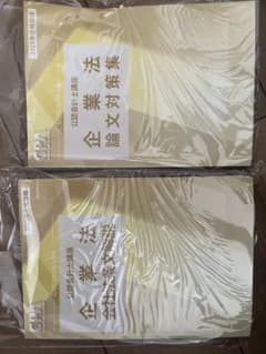 CPA 2025年目標　企業法　論文対策集・条文解説のサムネイル