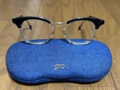 中古品 白山眼鏡 POST TWO-TONE ブルーxクリア m18168480191_1.jpg?1768744048