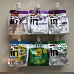 森永製菓 inゼリー マルチミネラル グレープ味 グレープフルーツ味　レモン味のサムネイル
