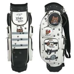 新品】ダリーナキャット キャディバッグ DN-CB03 ホワイト - メルカリ