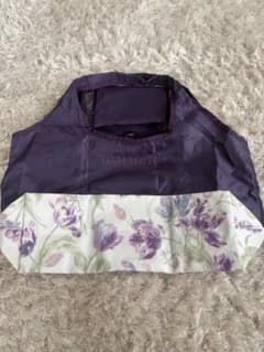 LAURA ASHLEY エコバッグ パープル 花柄のサムネイル
