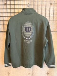 連休限定値下げ！】希少 KITH Wilson スウェット メンズ グリーン 