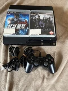 PS3本体 + バイオハザード + 北斗無双 + コントローラーのサムネイル