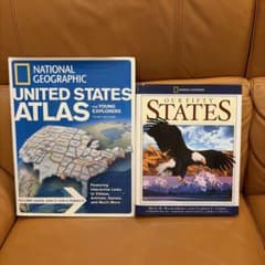 National Geographic 児童向け地図、50州参考書