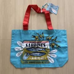 Trader Joe's サーディン柄 エコバッグのサムネイル