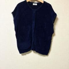 IENA ネイビー ニットベストのサムネイル