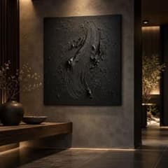 現代アート 53×45.5㎝ テクスチャーアート 抽象画 モダン インテリア