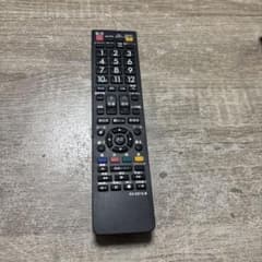 SH-E615-B テレビ用リモコン 黒のサムネイル