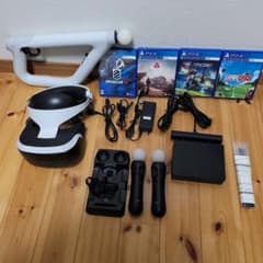 PlayStation VR+シューティングコントローラ　ゲーム5本他のサムネイル