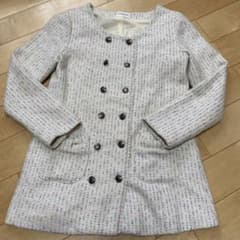 LODISPOTTO ツイード ノーカラーコート ジャケット 羽織り デートのサムネイル