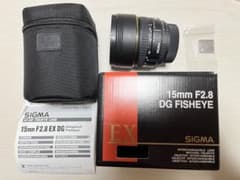SIGMA 15mm F2.8EX DG DIAGONAL FISHEYEのサムネイル