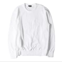 未使用品】コムでギャルソンオムプリュス スウェット ホワイト AW24 
