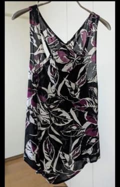 ＧＡＰ　キャミソール 　　　　　ボタニカル柄　Black Purpleのサムネイル