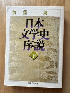 日本文学史序説 下のサムネイル