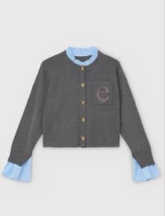 EIMY ISTOIRE Attached collar ニットジャケットのサムネイル
