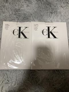 Calvin Klein ストッキング 2足セット M-L ホワイトのサムネイル