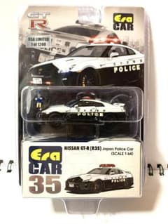 【USA限定版】レア！GT-R 栃木県警察 1/64 パトカー 婦警フィギア付きのサムネイル