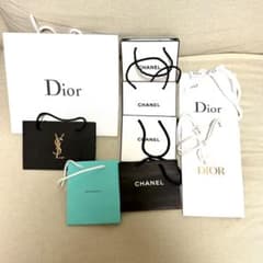 美品】Dior・Chanel・YSL・Tiffany ショップ袋9枚セット - メルカリ