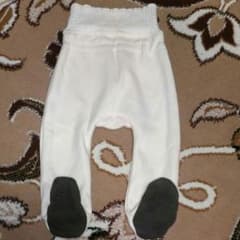 ベビー　足付き　暖かパンツ　サイズ60~70のサムネイル