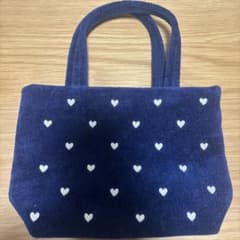 ラブラリーフェイラー ラブラリーハート トートバッグ LサイズDカン付 ネイビー ラブラリーフェイラー ラブラリーハート トートバッグ LサイズDカン付