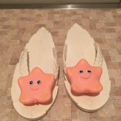 rj様専用 ピンクのヒトデ？サンダルのサムネイル