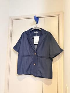 【新品】mily bilet デニムジャケット インディゴ※セットアップ可のサムネイル