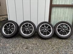 【美品】スズキ　アルトターボRS　純正　ホイール＋スタットレスタイヤセットのサムネイル