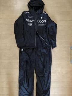 ムーヴスポーツ　　デサント move 上下　　　防寒　　　セットアップ　　黒のサムネイル