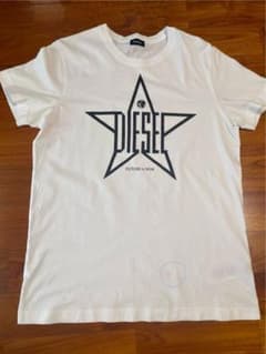 【お値下げ】DIESEL スター ロゴ Tシャツ ホワイトのサムネイル