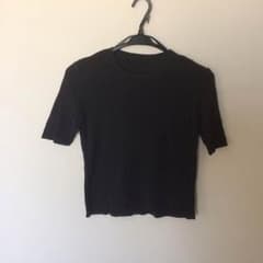 マミ様専用  プラダ   シルクTシャツ 黒のサムネイル