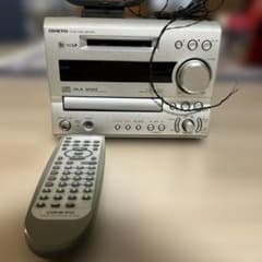 ONKYO オンキョー FR-X9A CD/MDコンポ スピーカー付き □動作品□ONKYO FR-X9A CD/MDコンポ リモコン付き スピーカー無