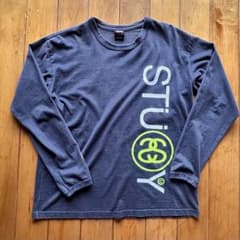 た*か様 90s 00s ステューシー　ブルドッグ　ロンt 希少】old stussy ロンT (90s〜00s) - メルカリ